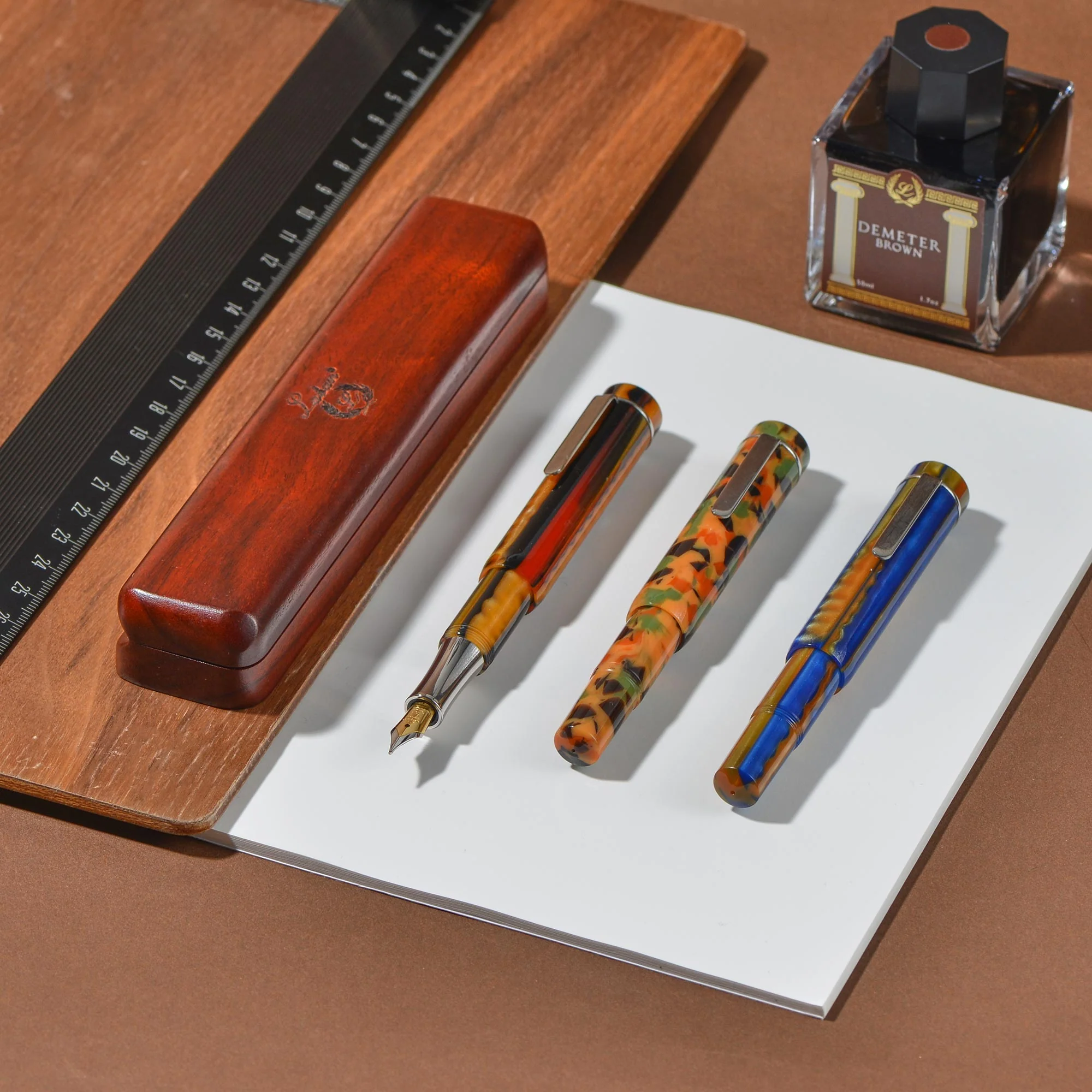 Seastar Blue Pocket Fountain Pen - Image 4