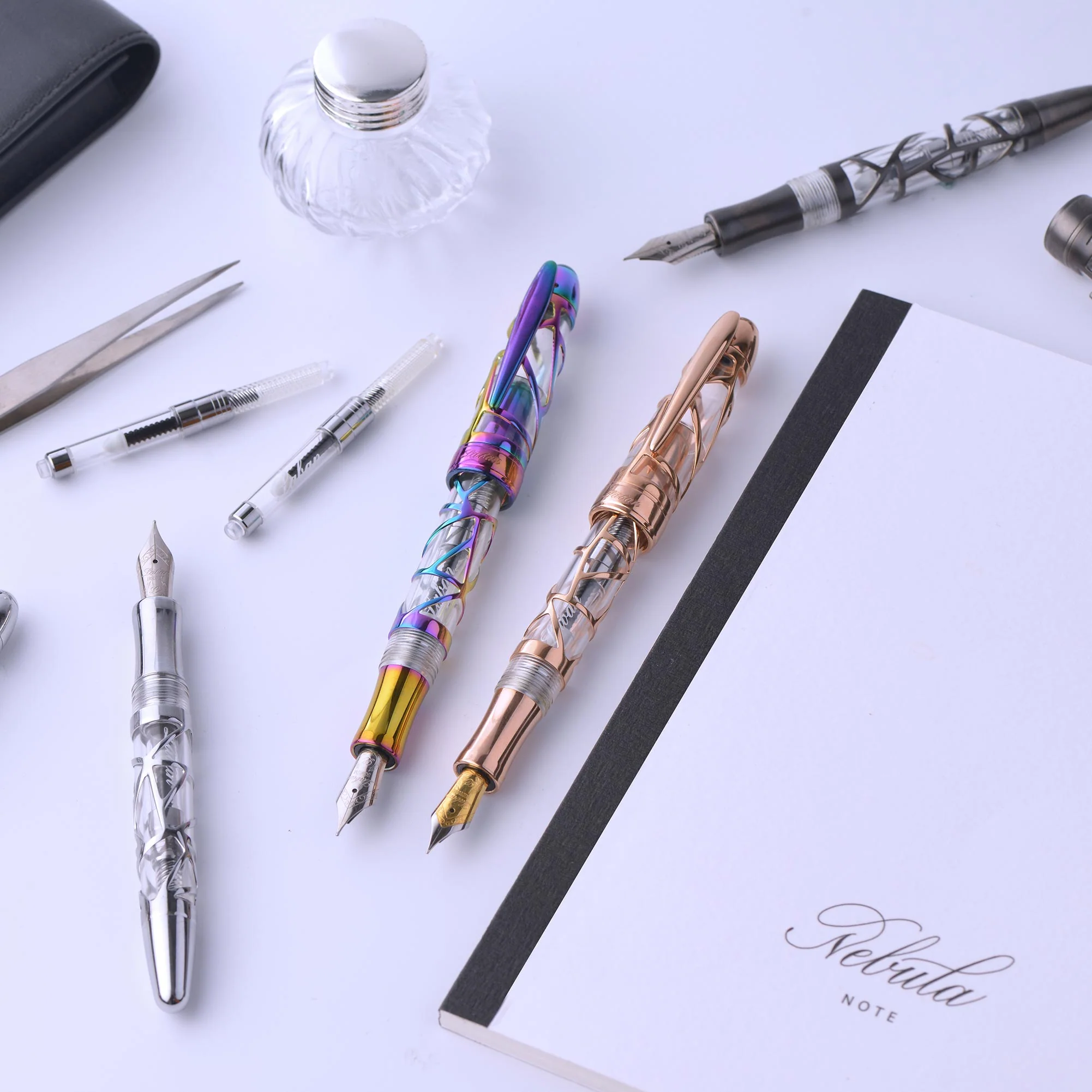 Skeleton Fountain Pen Rainbow - Image 3